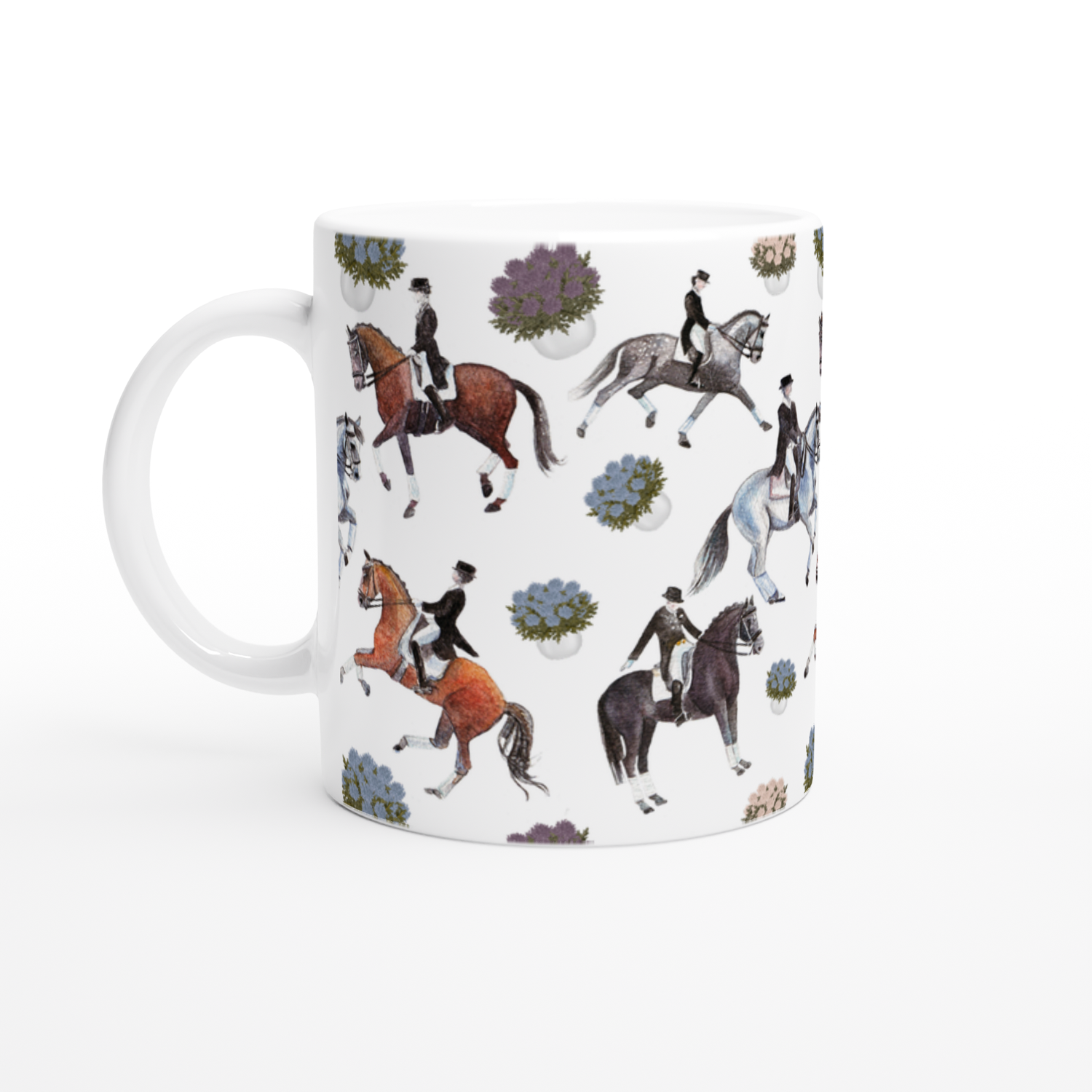 Dancing Dressage Horses Mug